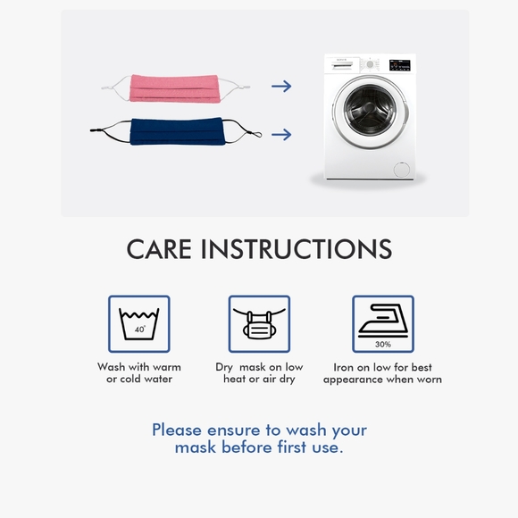 Face Masks - 3 Layer with built in filter - Picture 5 of 16